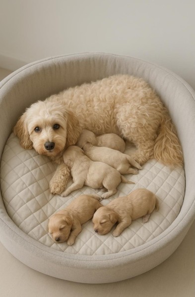 Maltipoo nestje 